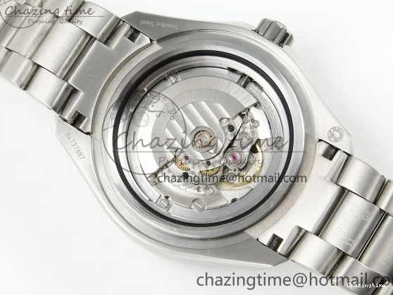 0506 EasyCare SEAMASTER PLANET OCEAN 6000M ULTRA DEEP 45.5MM SS TF 1:1 BEST EDITION BLUE DIAL BLACK BEZEL ON SS BRACELET A 7760